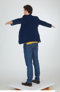  Brett blue formal jacket blue jeans brown ankle shoes casual dressed t pose t-pose whole body yellow t shirt 0004.jpg
